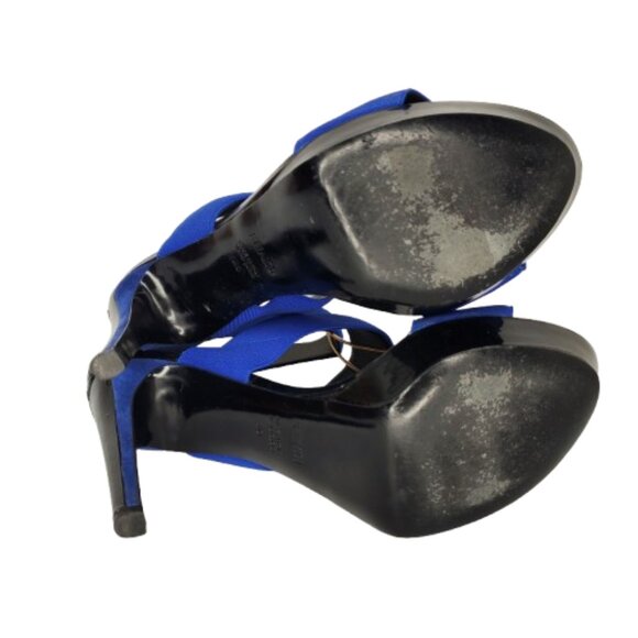 Fendi Elastic Ankle Strap Platform Pumps Heels - Picture 6 of 7